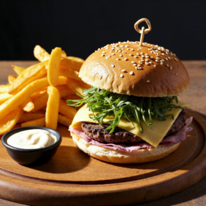 Kids Cheeseburger Meal (3pc)