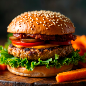 Fresh Cod Fish Burger