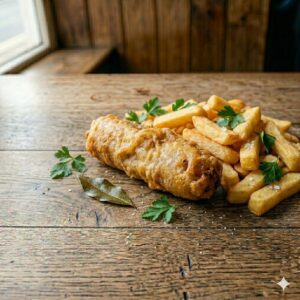 Battered Sausage & Chips