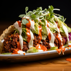 Large Doner Meat Naan