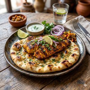Regular Mix Meat Naan (Doner + Chicken)